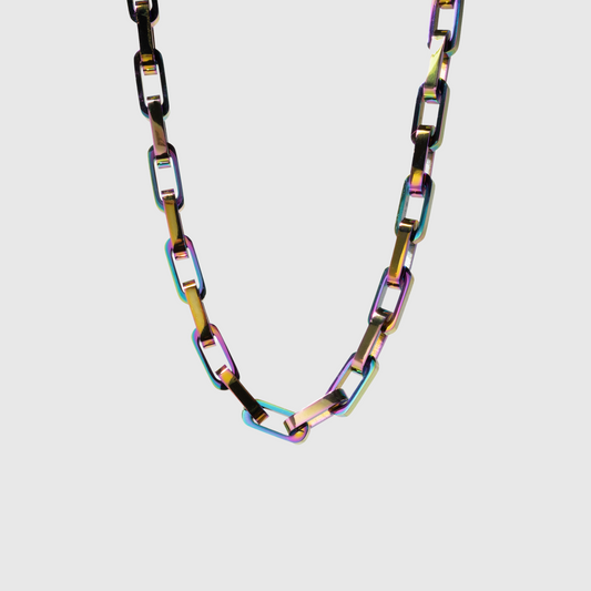 Rainbow Steel Necklace
