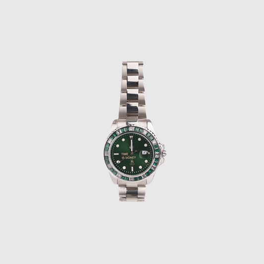 Time Is Money Watch Green