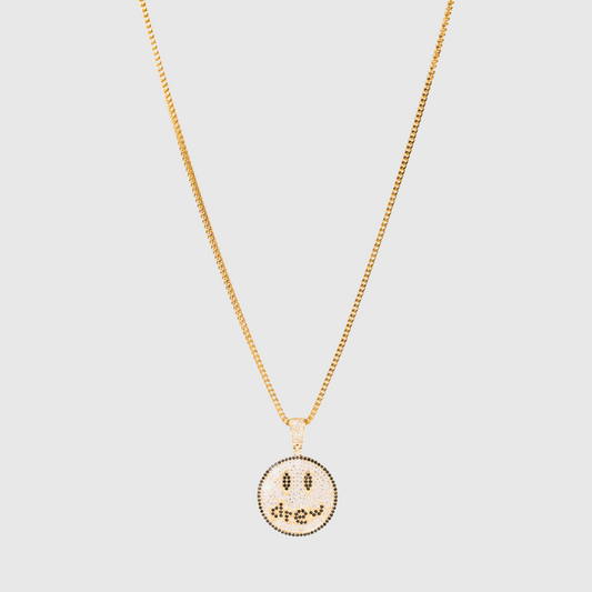 Smiley Necklace Gold