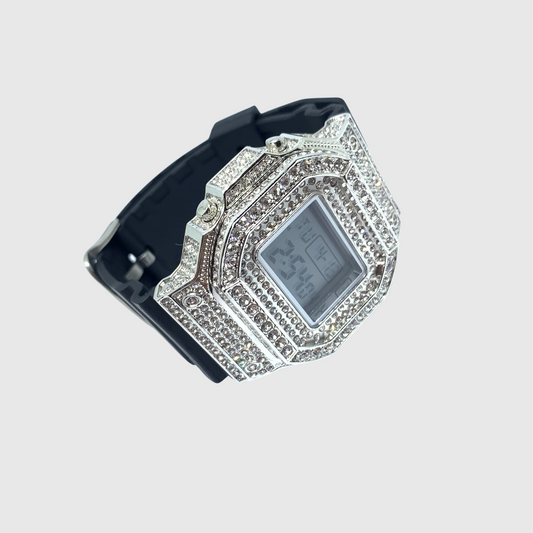 Iced EK Digital Watch with Rubber Strap