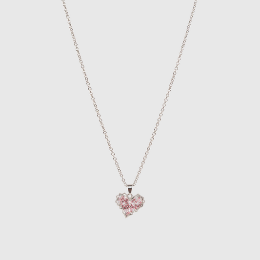 Mini Love Necklace Silver