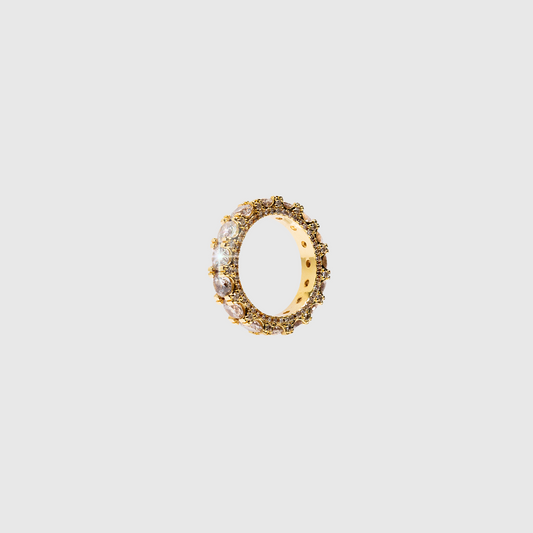 Cubic Ring Gold