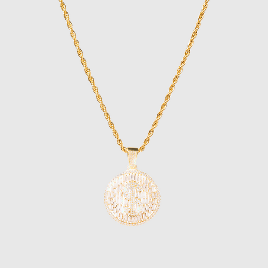 Dollar Sign Necklace Gold