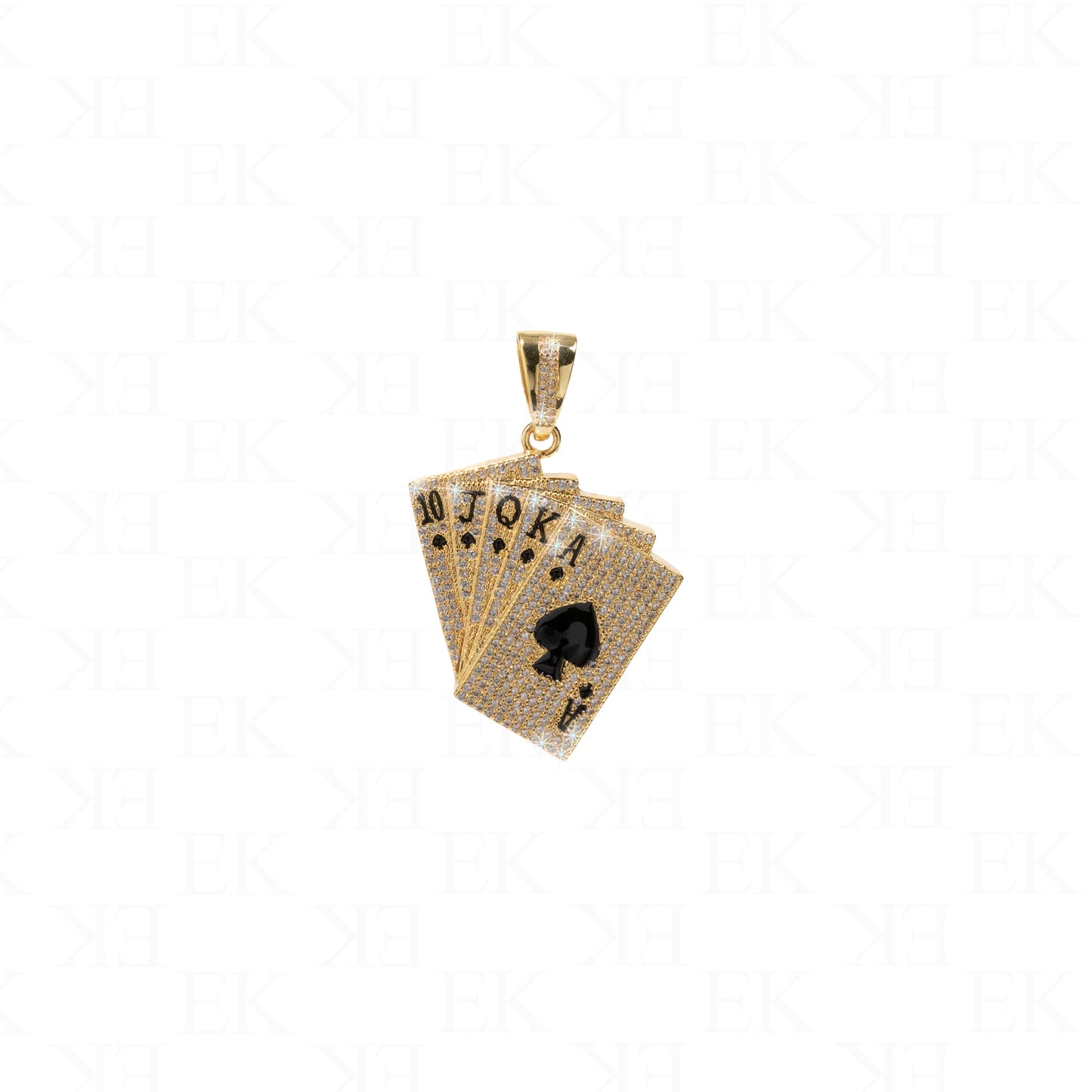 Poker Iced Chain Gold