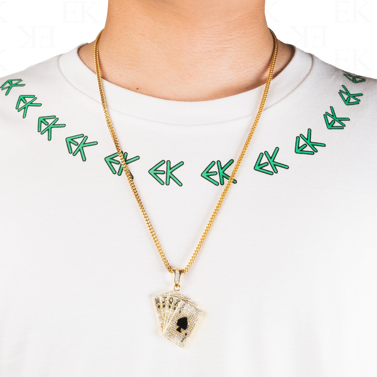 Poker Iced Chain Gold