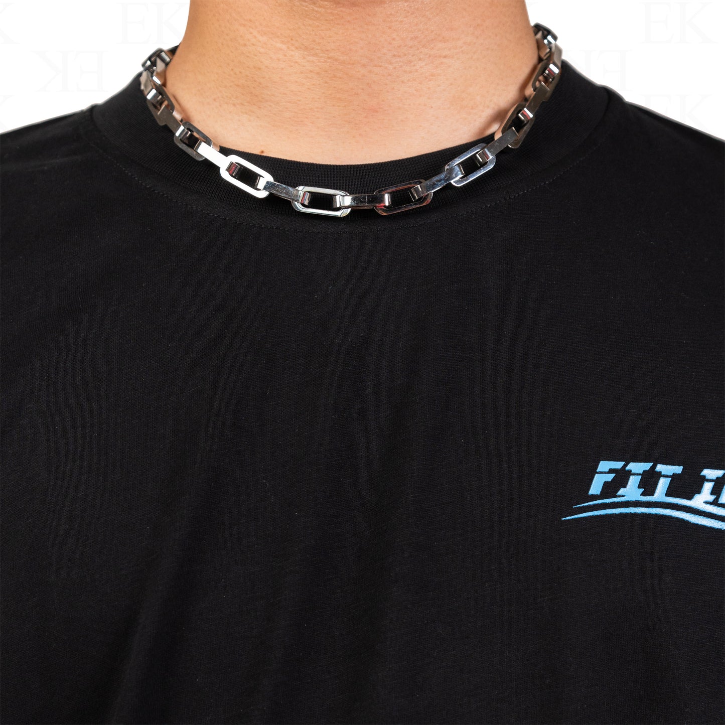 Silver Steel Necklace